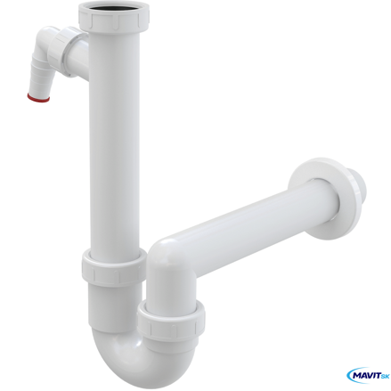 Sifón A81/40 s prípojkou a prevl. maticou 6/4"