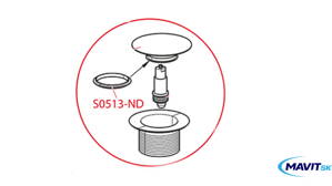Tesnenie pod piletu k vaňov.sif. 115mm S0513